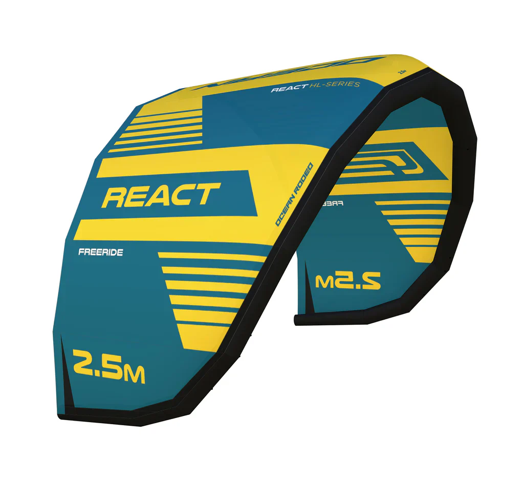 React 2.5m Trainer Kite Complete Ocean Rodeo EU